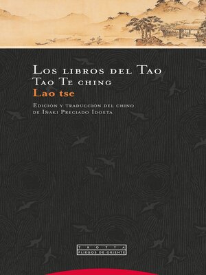 cover image of Los libros del Tao